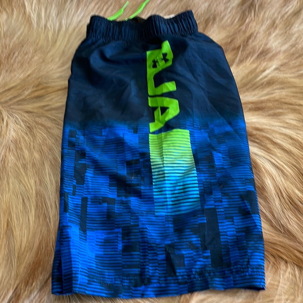 Under Armor swim trunk.